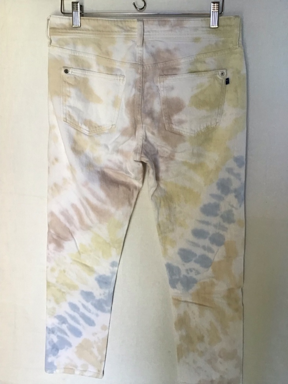 Anthropologie Pilcro Women Light Multi Tie-Dye Boyfriend Jeans - Picture 7 of 11